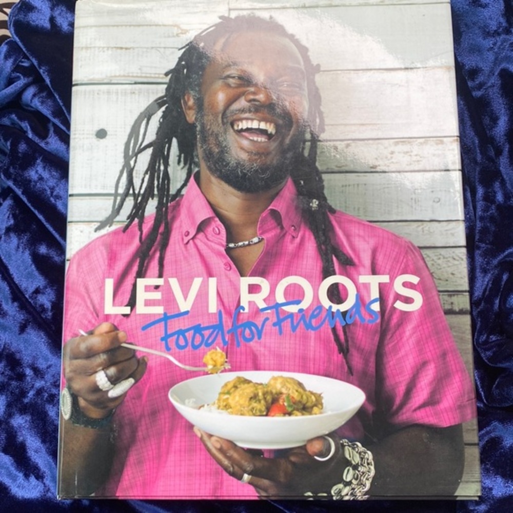 Levi Roots Food for‎ Friends cookbook large hardcover book